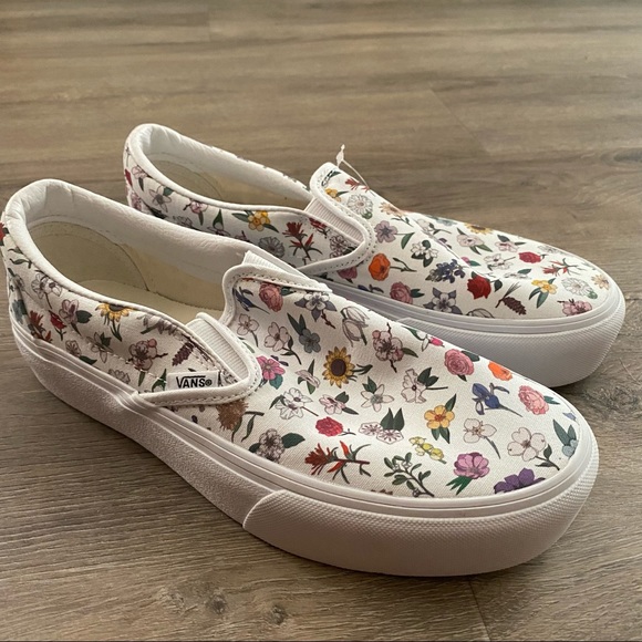 Vans Shoes - Custom Platform Vans Slip ons